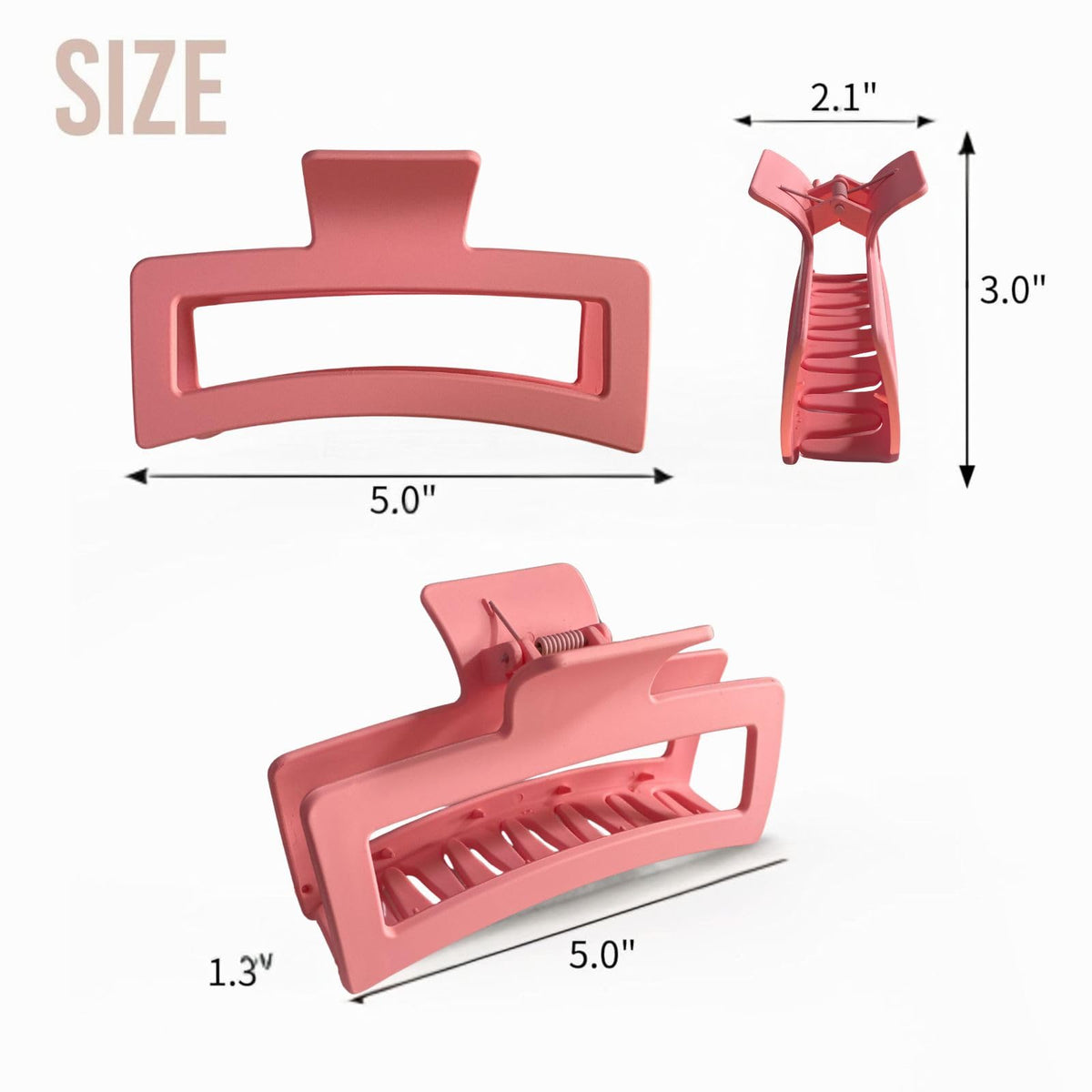 ZYTJ detail of inner teeth demonstrating secure grip for thick hair benefit