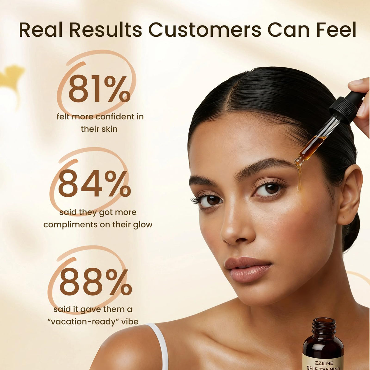 ZZILME label ingredients closeup highlighting niacinamide and hyaluronic benefit